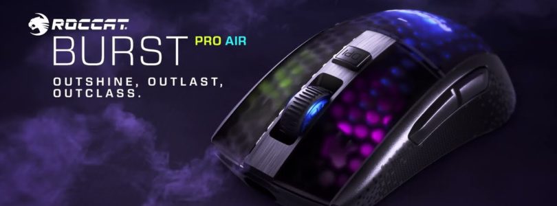 Roccat anuncia el nuevo ratón inalámbrico Burst Pro Air