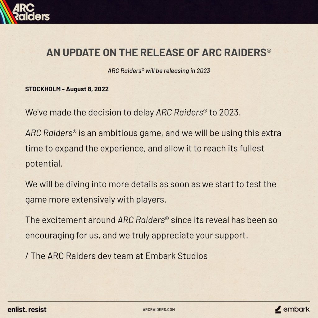 download arc raiders embark studios