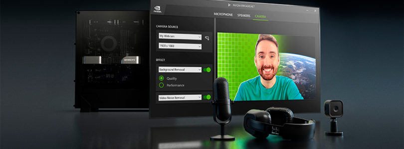 NVIDIA Broadcast se actualiza con los efectos Contacto visual y Viñeta