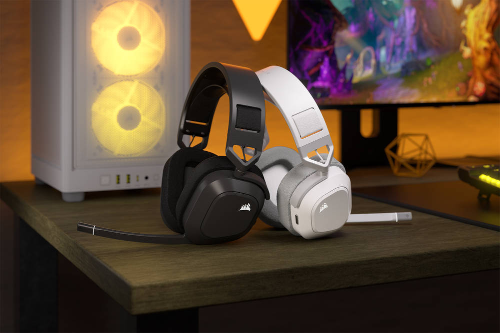 Corsair HS80 MAX Wireless Auriculares para Juegos Multiplataforma con  Bluetooth - Dolby Atmos - Micrófono de Calidad Broadcast 