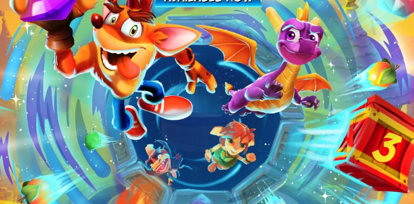 Spyro y Elora planean en la 3ª temporada de Crash Team Rumble