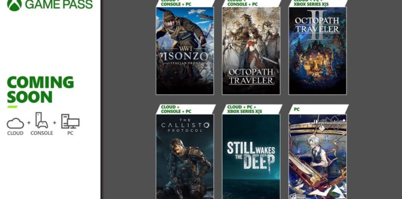 Próximamente en Xbox Game Pass: Octopath Traveler II, Still Wakes the Deep, The Callisto Protocol y más