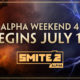 El último fin de semana de alfa de SMITE 2 comienza hoy