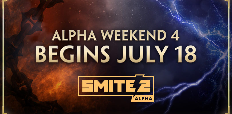 El último fin de semana de alfa de SMITE 2 comienza hoy