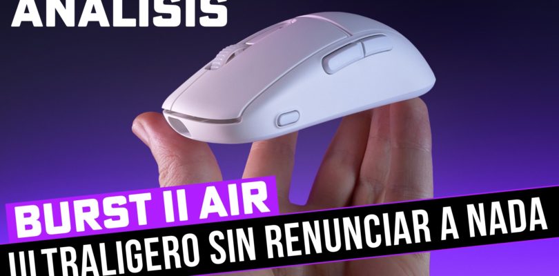 Analizamos el ratón inalámbrico Turtle Beach Burst II Air – Un ultraligero con gran batería