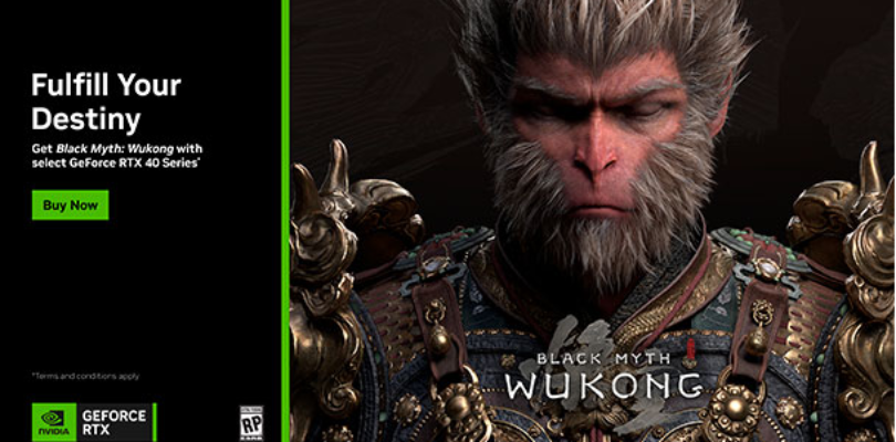 Nuevo bundle Black Myth: Wukong NVIDIA GeForce RTX 40 Series