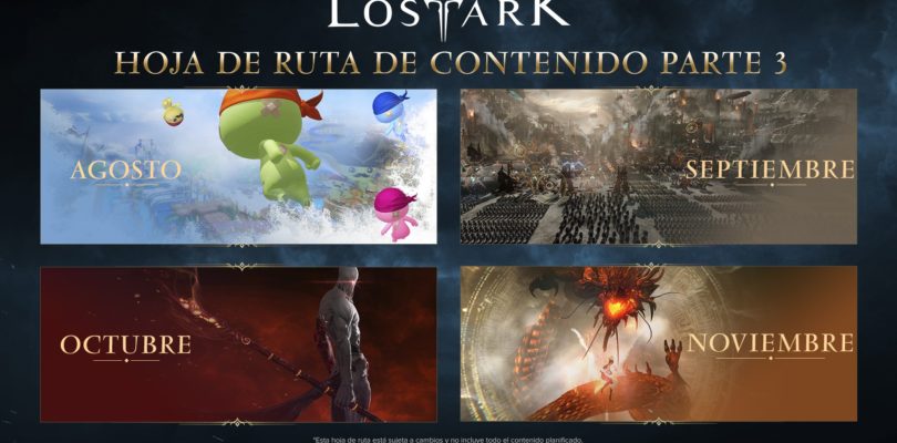 Lost Ark actualiza su hoja de ruta con las nuevas fechas para la Raid y la llegada de la clase 4