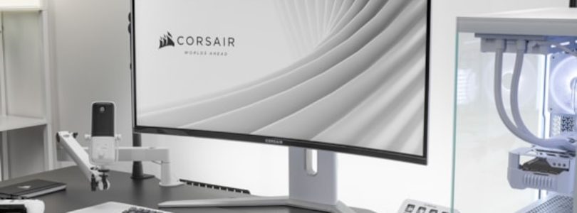 CORSAIR lanza su monitor para juegos XENEON 34WQHD240-C QD-OLED: un elegante diseño en blanco para juegos inmersivos, contenido multimedia y creación de contenidos