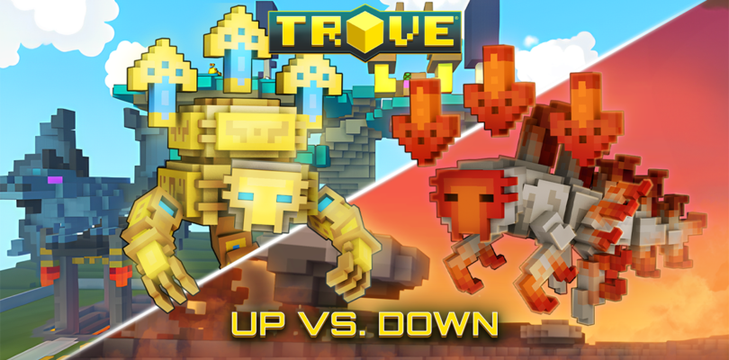 Trove, MMORPG basado en vóxeles, anuncia el evento ARRIBA contra ABAJO, que viene a poner fin a la rivalidad entre ambas facciones