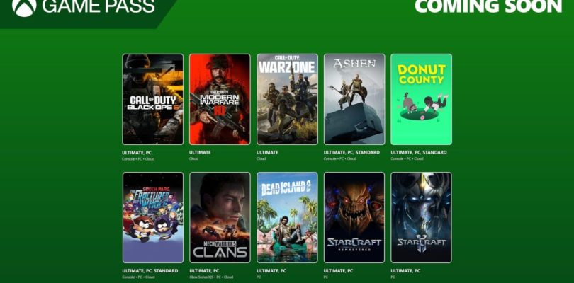 Próximamente en Xbox Game Pass: Call of Duty: Black Ops 6, StarCraft & StarCraft II y mucho más