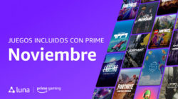 Actualización de contenidos de noviembre de Prime Gaming