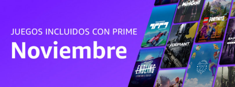 Actualización de contenidos de noviembre de Prime Gaming