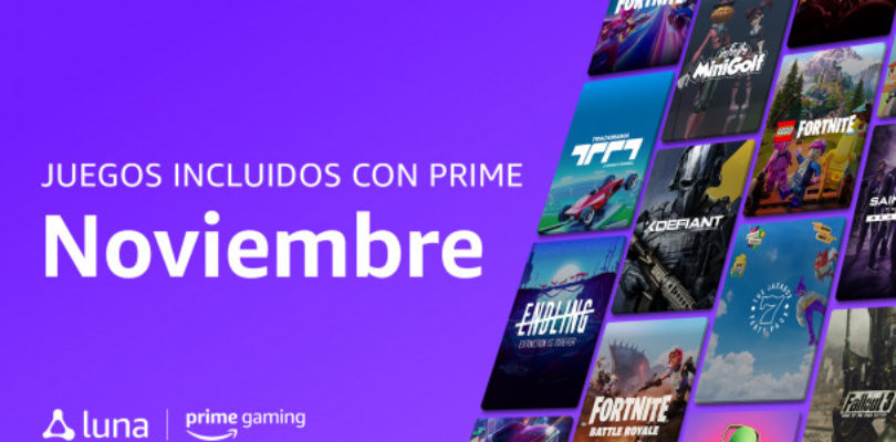 Actualización de contenidos de noviembre de Prime Gaming