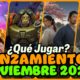 Calendario de lanzamientos noviembre 2024