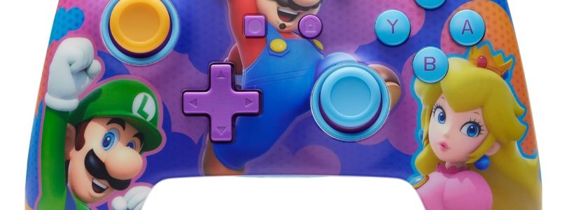 Probamos el mando PowerA Enhanced Wireless – Color Splash Heroes para Nintendo Switch