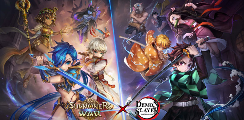 Summoners War de Com2uS y el popular anime Demon Slayer: Kimetsu no Yaiba estrechan lazos en una nueva actualización