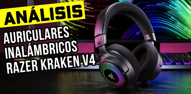 Análisis Auriculares Razer Kraken V4 – Audio THX y comodidad sin cables