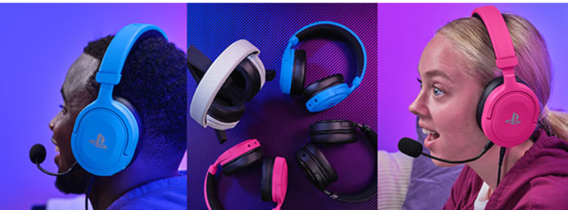 Nuevos auriculares oficiales PS5 Trust Forta Azul y Rosa